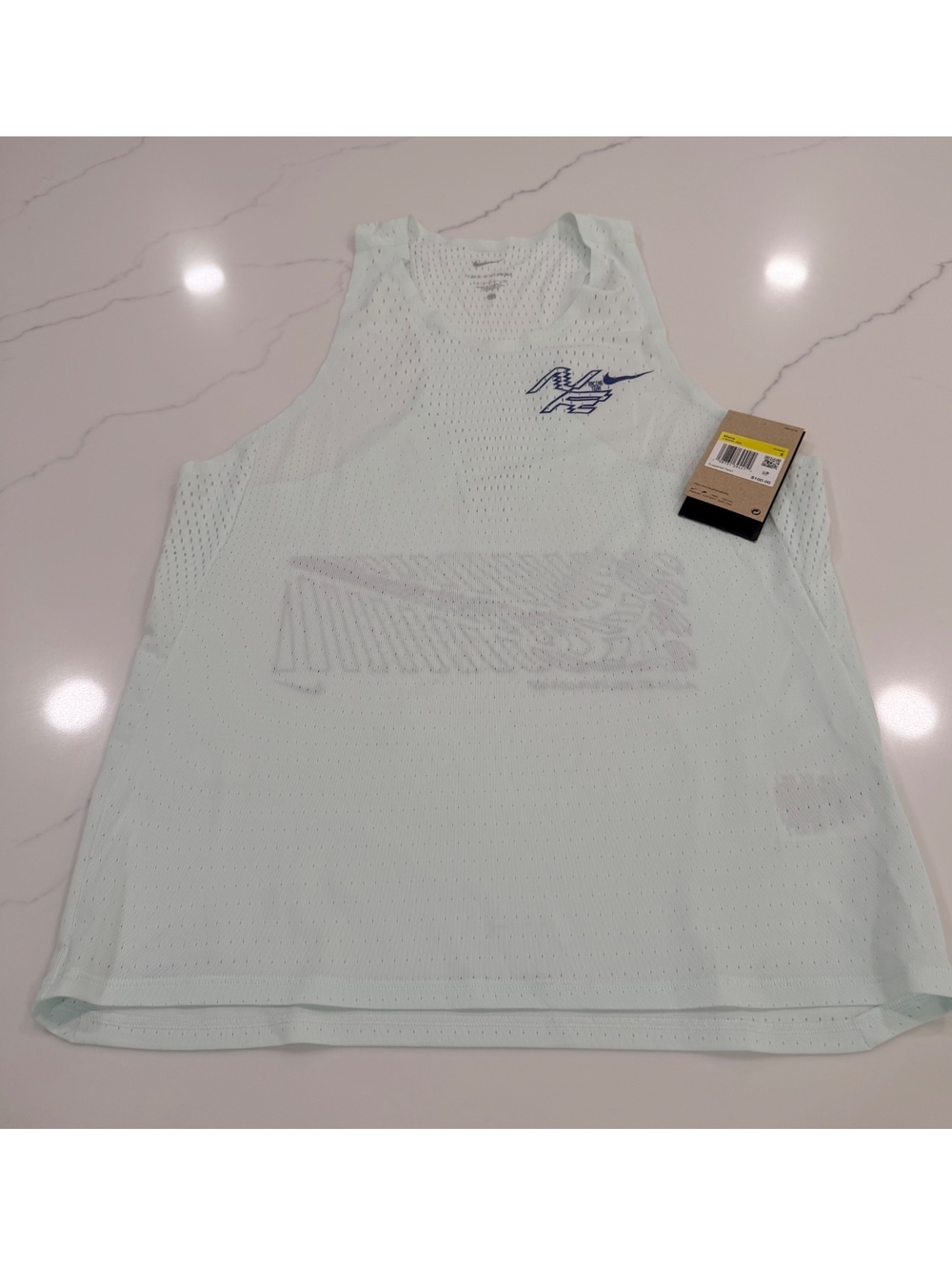 NEW $100 Nike Running Dri-Fit ADV Racing Team Tank Teal Size Small